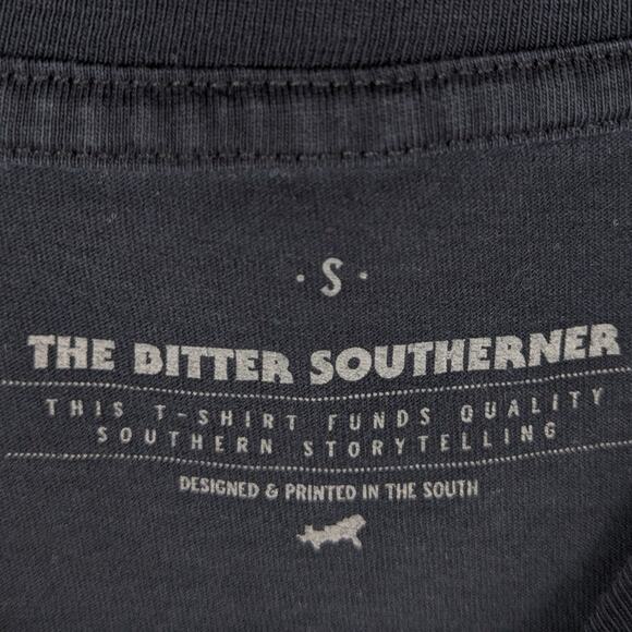 The Bitter Southerner Stir the Pot T-Shirt Small Navy Blue Southern Graphic Tee - Picture 3 of 4